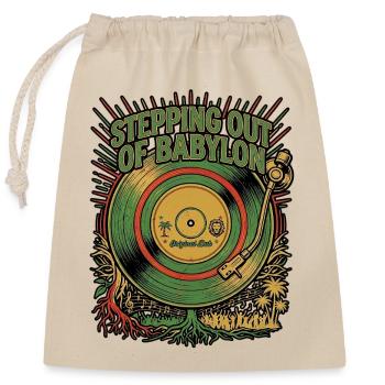 Dub Reggae Dreamer - Sac cadeau en coton avec cordon (25 x 30 cm) - nature - Devant