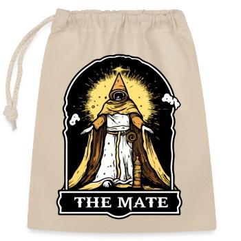 Die Mate-Tarotkarte - Verschließbarer Geschenkbeutel aus Baumwolle (25x30cm) - Natur - Vorne