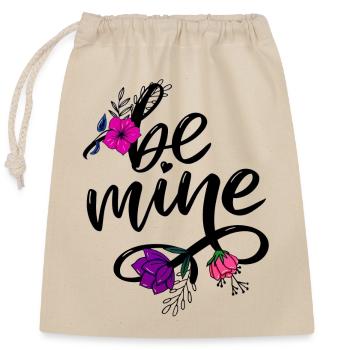 Beautiful female paint art Face colorful woman - Closable cotton gift bag (25x30cm) - nature - Front