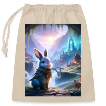 Dämmerung - Verschließbarer Geschenkbeutel aus Baumwolle (25x30cm) - Natur - Vorne