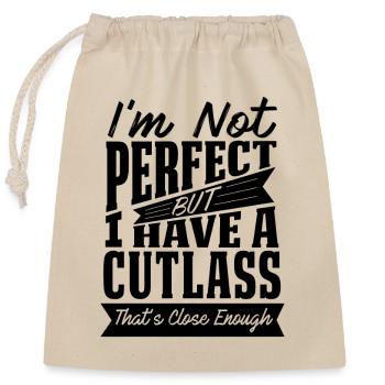 PERFECT WITH CUTLASS CAR - Closable cotton gift bag (25x30cm) - nature - Front