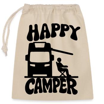 Camper - Verschließbarer Geschenkbeutel aus Baumwolle (25x30cm) - Natur - Vorne