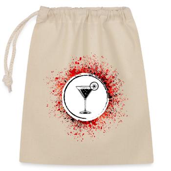 Tequilla Alcool - Sac cadeau en coton avec cordon (25 x 30 cm) - nature - Devant