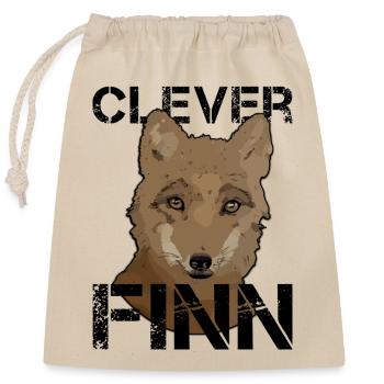 Finn Geburtstag Finn - Verschließbarer Geschenkbeutel aus Baumwolle (25x30cm) - Natur - Vorne