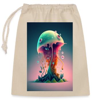 Zombie Frozen - Verschließbarer Geschenkbeutel aus Baumwolle (25x30cm) - Natur - Vorne