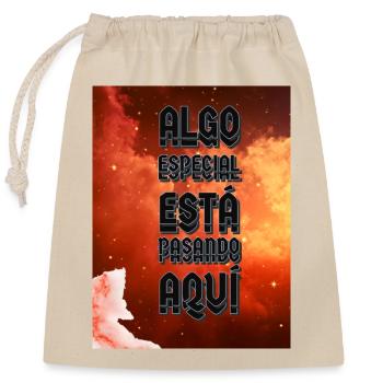 Christian Thought - Closable cotton gift bag (25x30cm) - nature - Front