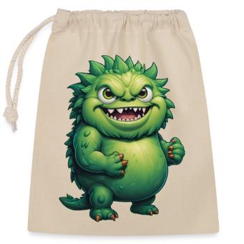the monster - Verschließbarer Geschenkbeutel aus Baumwolle (25x30cm) - Natur - Vorne