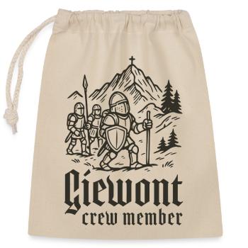 Giewont Crew Member Knights Mountain - Closable cotton gift bag (25x30cm) - nature - Front