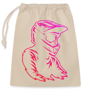 Style motocross pour chaque occasion - Sac cadeau en coton avec cordon (25 x 30 cm) - nature - Devant