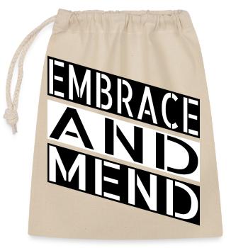 idée cadeau dictons blague soutien et encouragement - Sac cadeau en coton avec cordon (25 x 30 cm) - nature - Devant