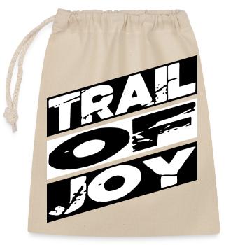 Blagues sur le vélo de fond Vélo de descente - Sac cadeau en coton avec cordon (25 x 30 cm) - nature - Devant