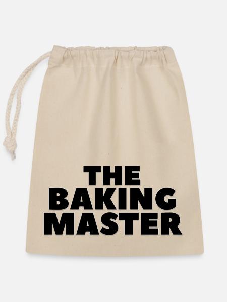 Baking Masterclass Merch - Verschließbarer Geschenkbeutel aus Baumwolle (25x30cm) - Natur