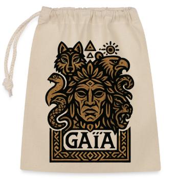 Gaïa - Mère Nature - Arbre de Vie - Sac cadeau en coton avec cordon (25 x 30 cm) - nature - Devant
