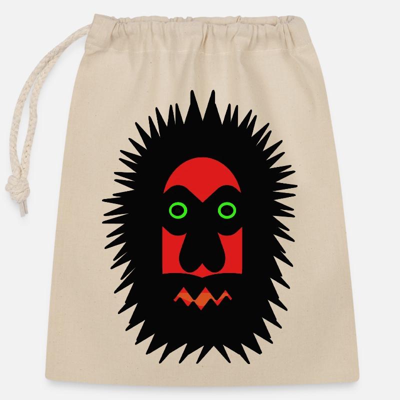 Gaff - Closable cotton gift bag (25x30cm) - nature