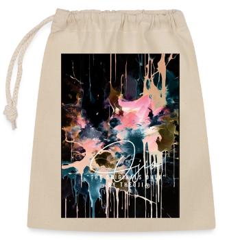 Ojio-Constellart -Voie lactee - Sac cadeau en coton avec cordon (25 x 30 cm) - nature - Devant
