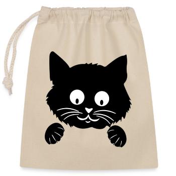Mignon - Sac cadeau en coton avec cordon (25 x 30 cm) - nature - Devant
