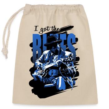 Got the blues - Sac cadeau en coton avec cordon (25 x 30 cm) - nature - Devant