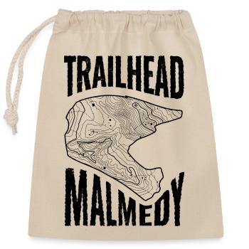 Mountainbike T-Shirt Trailhead Malmedy - Verschließbarer Geschenkbeutel aus Baumwolle (25x30cm) - Natur - Vorne