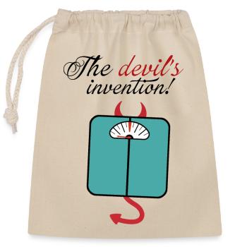 Devil Makes Scales - Closable cotton gift bag (25x30cm) - nature - Front