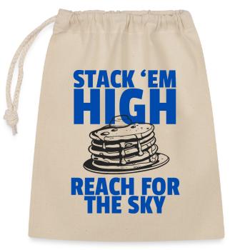 Pancake's - Stack 'em High - Closable cotton gift bag (25x30cm) - nature - Front