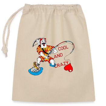Pêcheurs, Wiltsch, Animaux, Nature, Eau, Suisse - Sac cadeau en coton avec cordon (25 x 30 cm) - nature - Devant