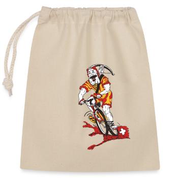 VTT, Wiltsch, Haslital, Suisse, Sports - Sac cadeau en coton avec cordon (25 x 30 cm) - nature - Devant