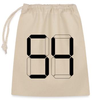 NUMÉRO 54 Cinquante-quatre Cadeaux Numériques - Sac cadeau en coton avec cordon (25 x 30 cm) - nature - Devant