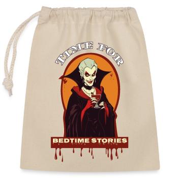 Bedtime Stories - Closable cotton gift bag (25x30cm) - nature - Front