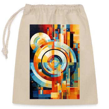 Leaps in Time: The Modern Art of the Time Machine - Closable cotton gift bag (25x30cm) - nature - Front