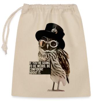 Be Nature - Closable cotton gift bag (25x30cm) - nature - Front