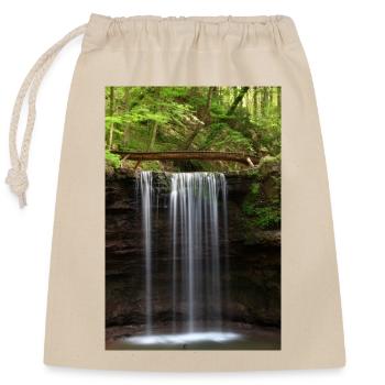 HÖRSCHBACH BEI MURRHARDT - Verschließbarer Geschenkbeutel aus Baumwolle (25x30cm) - Natur - Vorne
