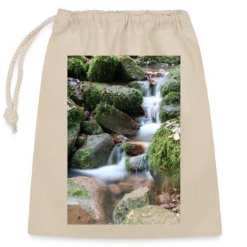 WALDBACH NAGOLDTAL - Verschließbarer Geschenkbeutel aus Baumwolle (25x30cm) - Natur - Vorne