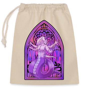 Stained Glass Fulgrim - Closable cotton gift bag (25x30cm) - nature - Front