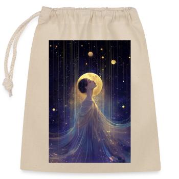 Sacred Geometry IV - Verschließbarer Geschenkbeutel aus Baumwolle (25x30cm) - Natur - Vorne