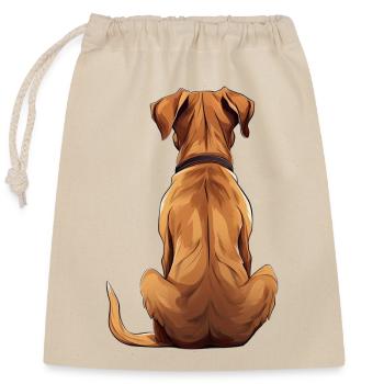 Rhodesian Ridgeback - Sac cadeau en coton avec cordon (25 x 30 cm) - nature - Devant