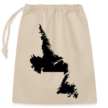 Carte Terranova - Sac cadeau en coton avec cordon (25 x 30 cm) - nature - Devant
