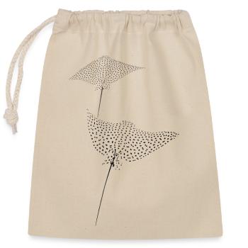 Skate - Closable cotton gift bag (25x30cm) - nature - Front