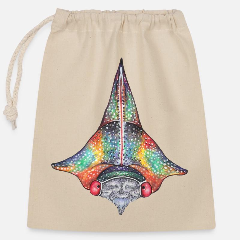 Treehopper - Sac cadeau en coton avec cordon (25 x 30 cm) - nature