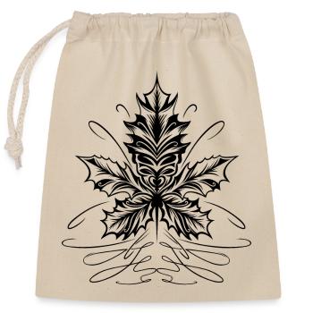 Maple Leaf, Leaf, Foliage, Autumn - Closable cotton gift bag (25x30cm) - nature - Front