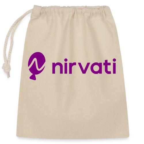 Nirvati Logo - Closable cotton gift bag (25x30cm)