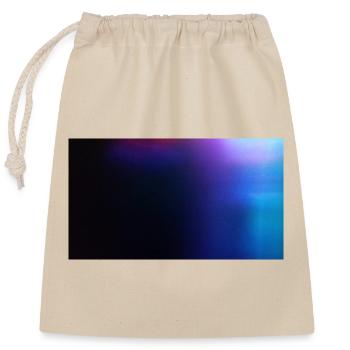 Lumières noires19 - Sac cadeau en coton avec cordon (25 x 30 cm) - nature - Devant