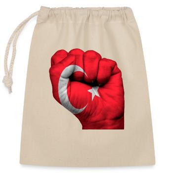 Faust Türkei - Verschließbarer Geschenkbeutel aus Baumwolle (25x30cm) - Natur - Vorne