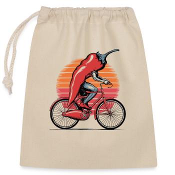 Vintage Chili Pepper Rid A Bick - Verschließbarer Geschenkbeutel aus Baumwolle (25x30cm) - Natur - Vorne
