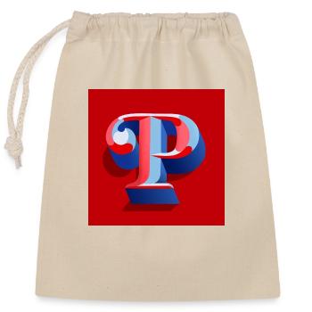 Prince, Princess, Perfect - Closable cotton gift bag (25x30cm) - nature - Front