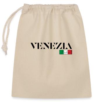 VENICE VENEZIA ITALIA ITALY HOLIDAY (b) - Closable cotton gift bag (25x30cm) - nature - Front