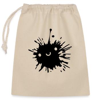 Mignonne taches suesser - Sac cadeau en coton avec cordon (25 x 30 cm) - nature - Devant