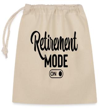Mode Retrait activé - Sac cadeau en coton avec cordon (25 x 30 cm) - nature - Devant