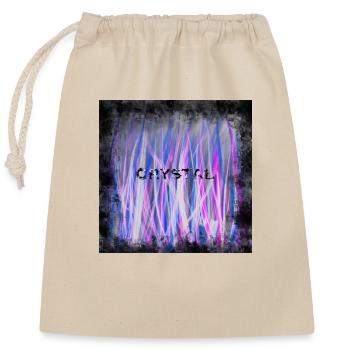 Crystal Blaze - Closable cotton gift bag (25x30cm) - nature - Front