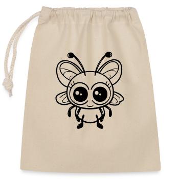 Insectes, bestioles, arthropodes - Sac cadeau en coton avec cordon (25 x 30 cm) - nature - Devant