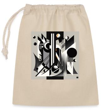 The Bauhaus Legacy - Closable cotton gift bag (25x30cm) - nature - Front